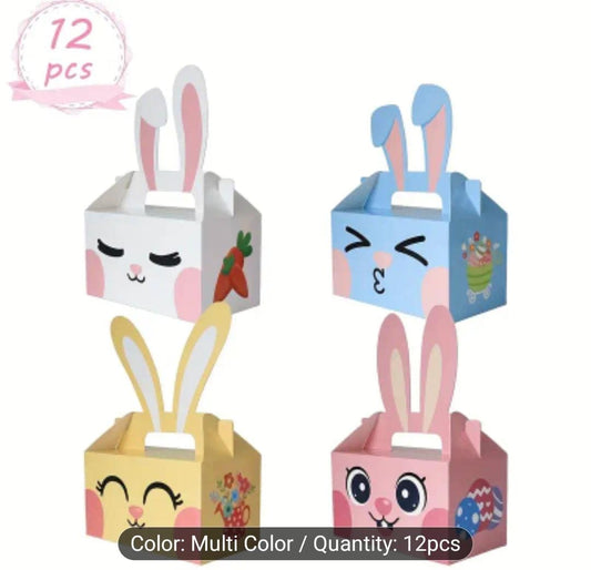 12pc Easter Bunny Party Boxes