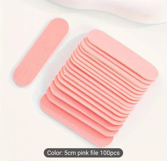 1pc Pink Mini  Nail File