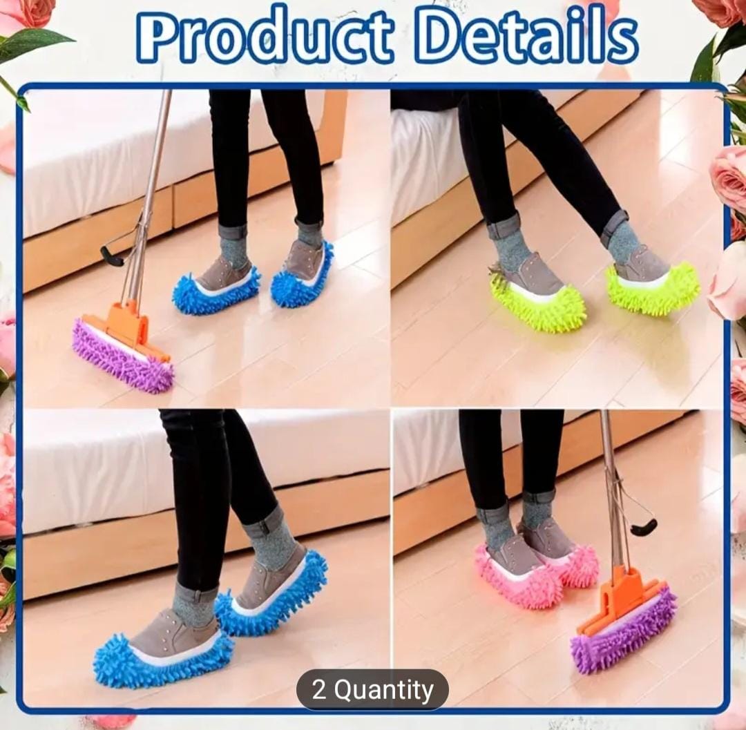 Ultra Soft Microfibre Mop Slippers
