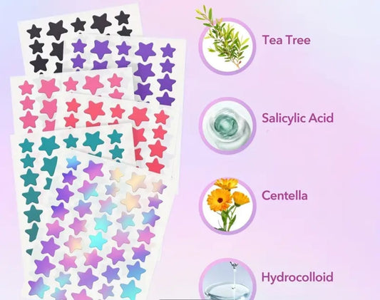 1 sheet of 36pc - Star Pimple Patches โ Heal with a Little Sparkle
