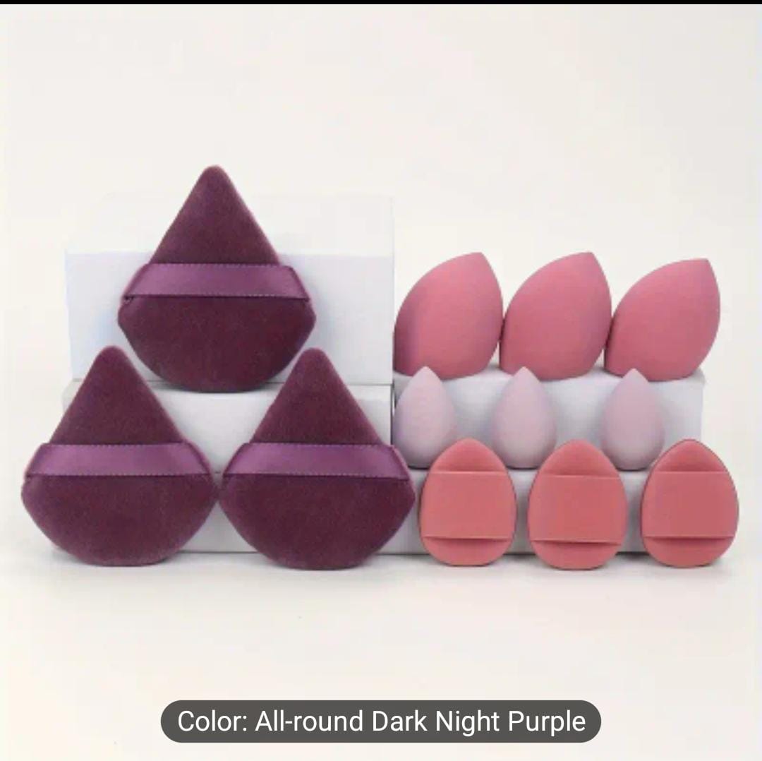 All-in-One 12pc Makeup Sponge Set