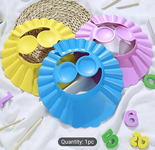 1pc Adjustable Baby Shower Cap with Ear Protector