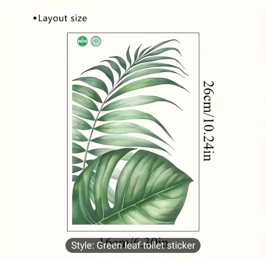 Tropical Bath Leaf Sticker