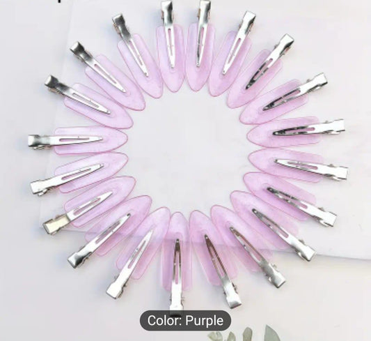 Purple Hair Clips โ Stylish & Secure Hold