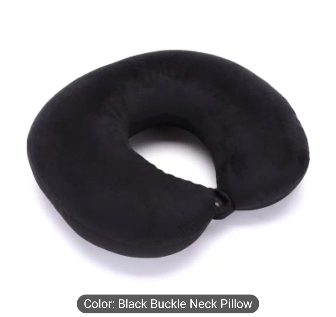 U-Shaped Plush Pillow with Foam Support