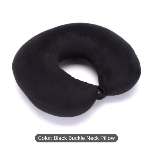 U-Shaped Plush Pillow with Foam Support