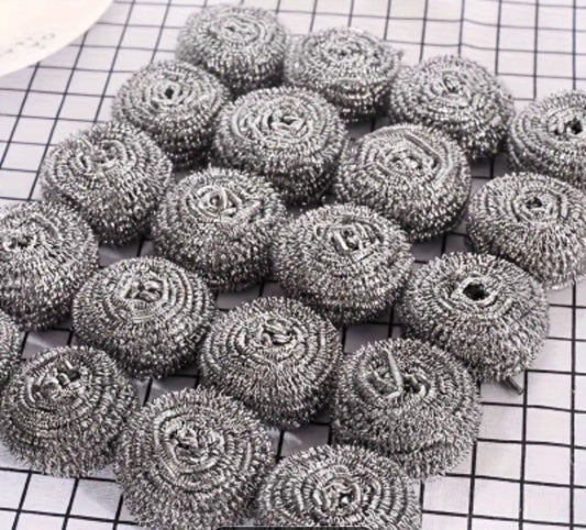 1pc Stainless Steel Scrubber โ Heavy-Duty Cleaning Power
