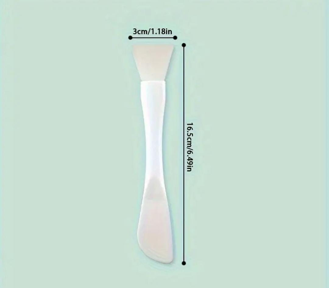 Gentle Silicone Dual - Ended facial mask Brush and Spatula