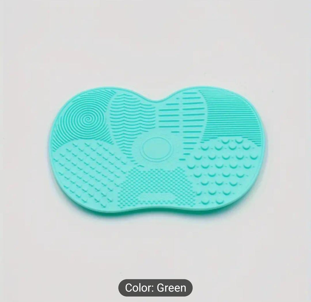 Silicone Apple-Shaped Scrub Pad with Suction Cup