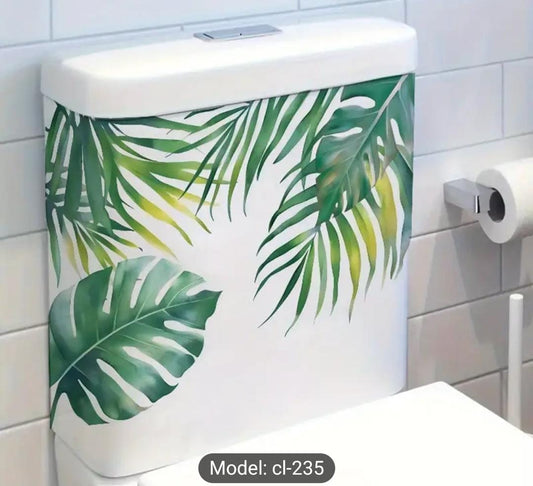 Green Tropical Leaf Sticker – 20cm (H) x 30cm (W)