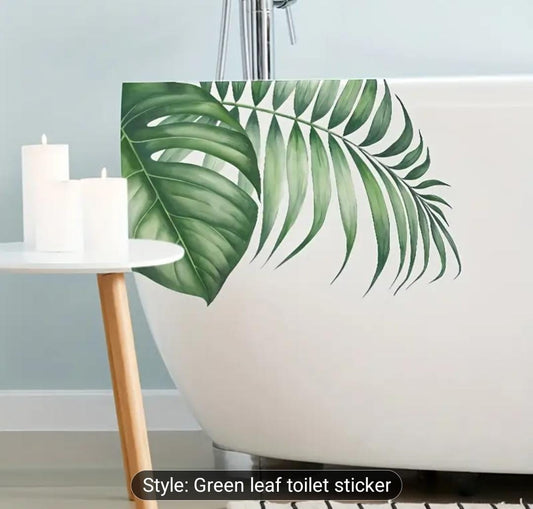 Tropical Bath Leaf Sticker