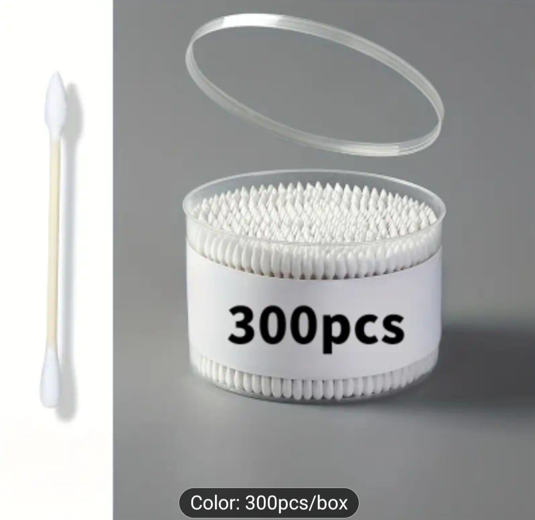300-Pack Cotton Earbuds