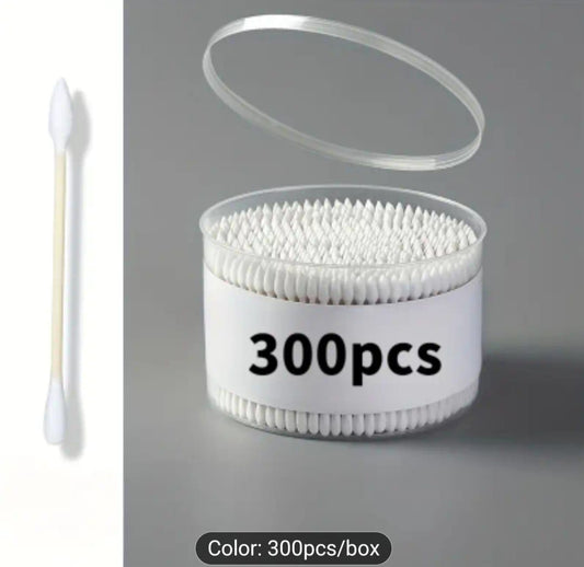 300-Pack Cotton Earbuds