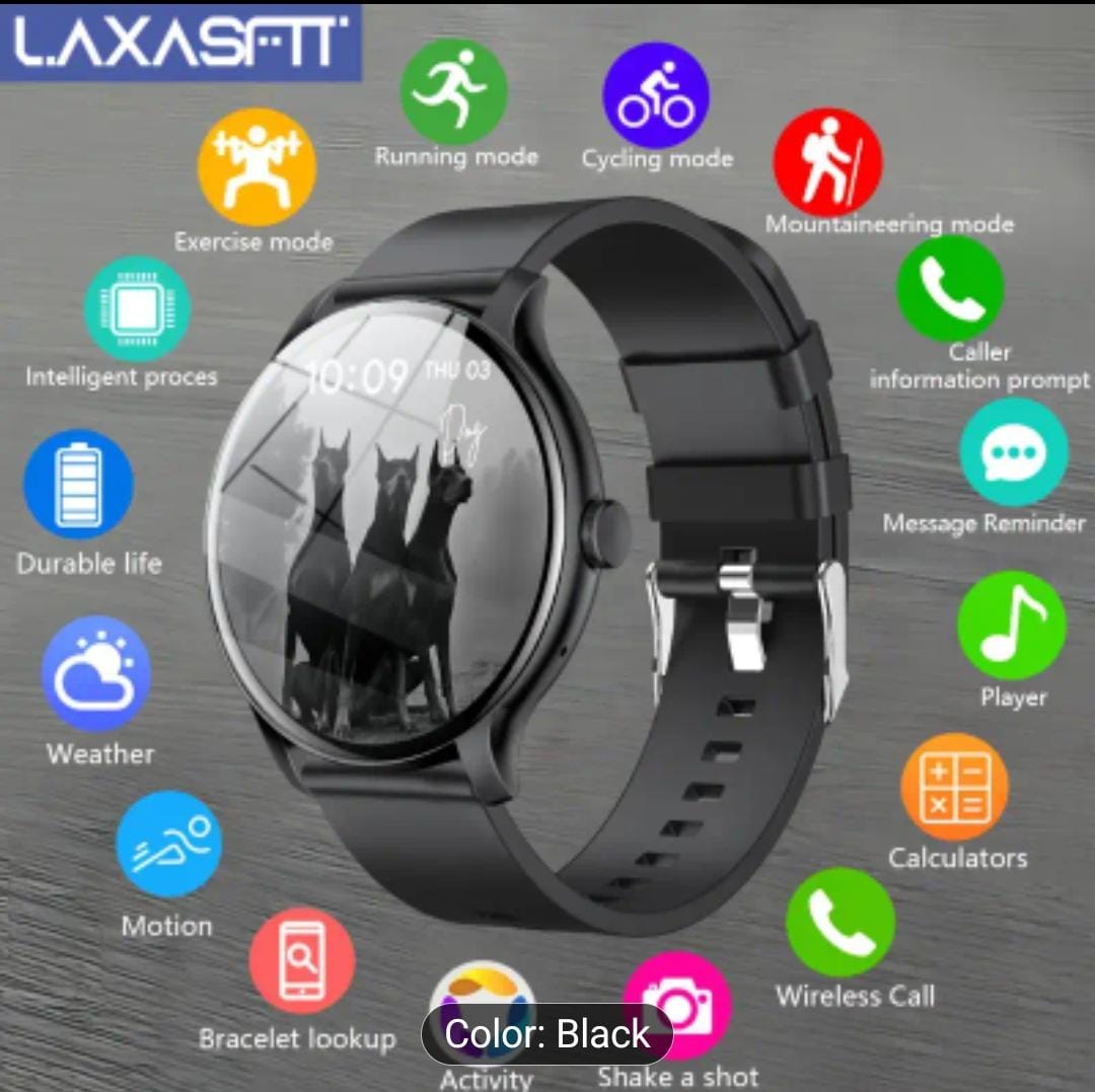 Round-Face Smartwatch